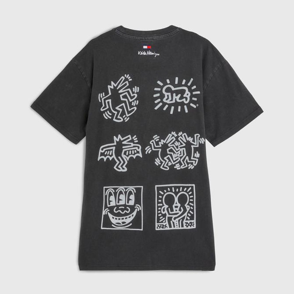 Áo Tommy X Keith Haring Dual Gender Black DM17335 001