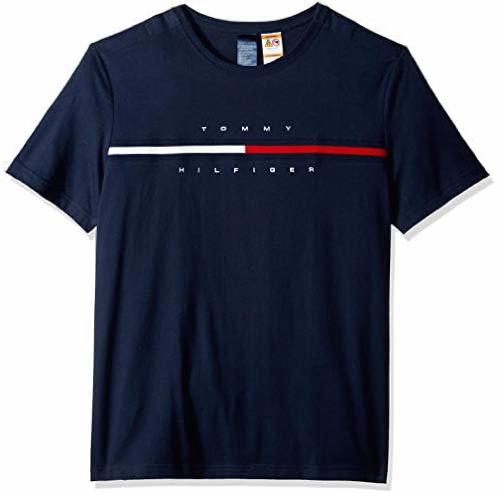 Áo Tommy Hilfiger ADP Essential Flag Logo Navy Chữ Trắng 78C7099 475