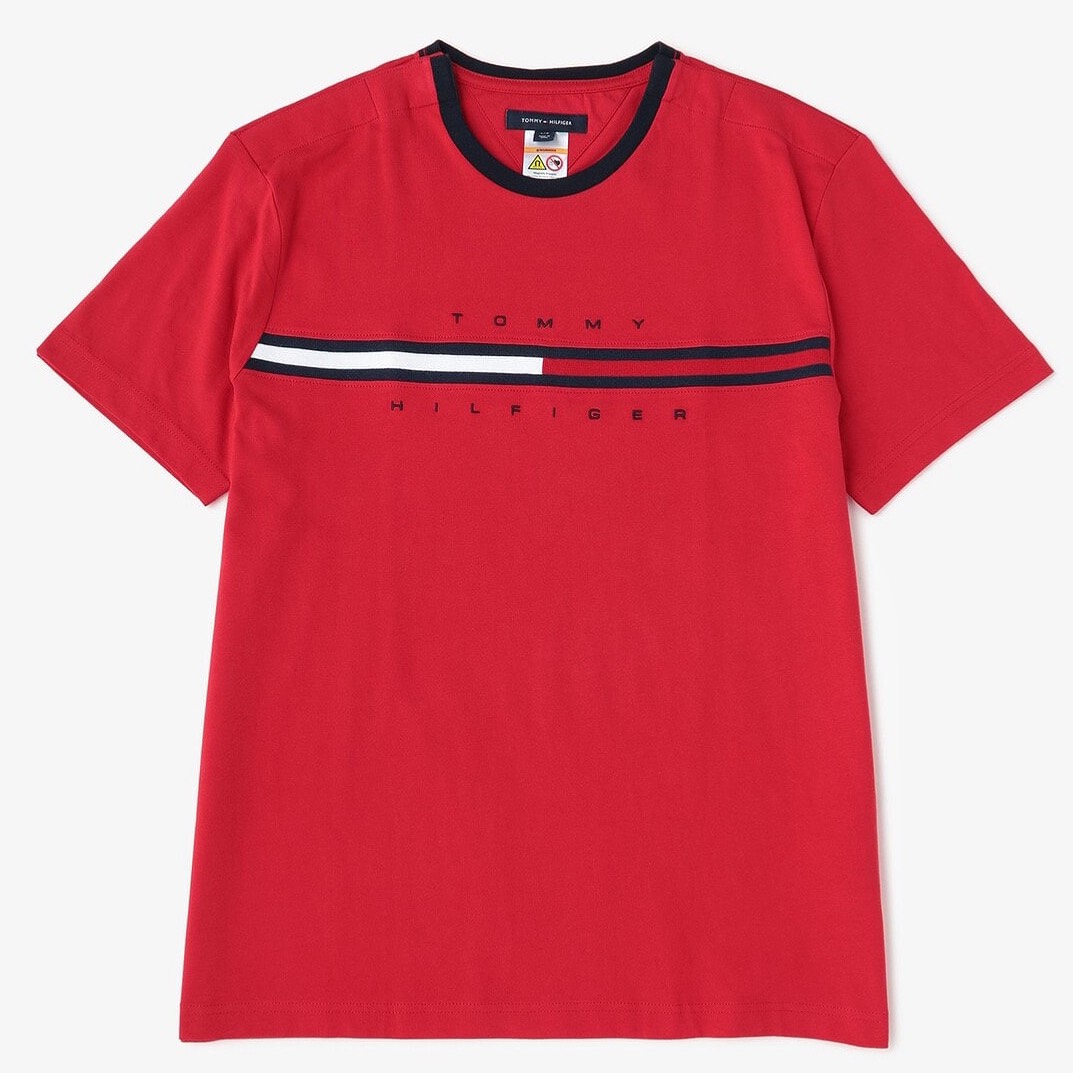 Áo Tommy Hilfiger ADP Essential Flag Logo Red 78C7099 600