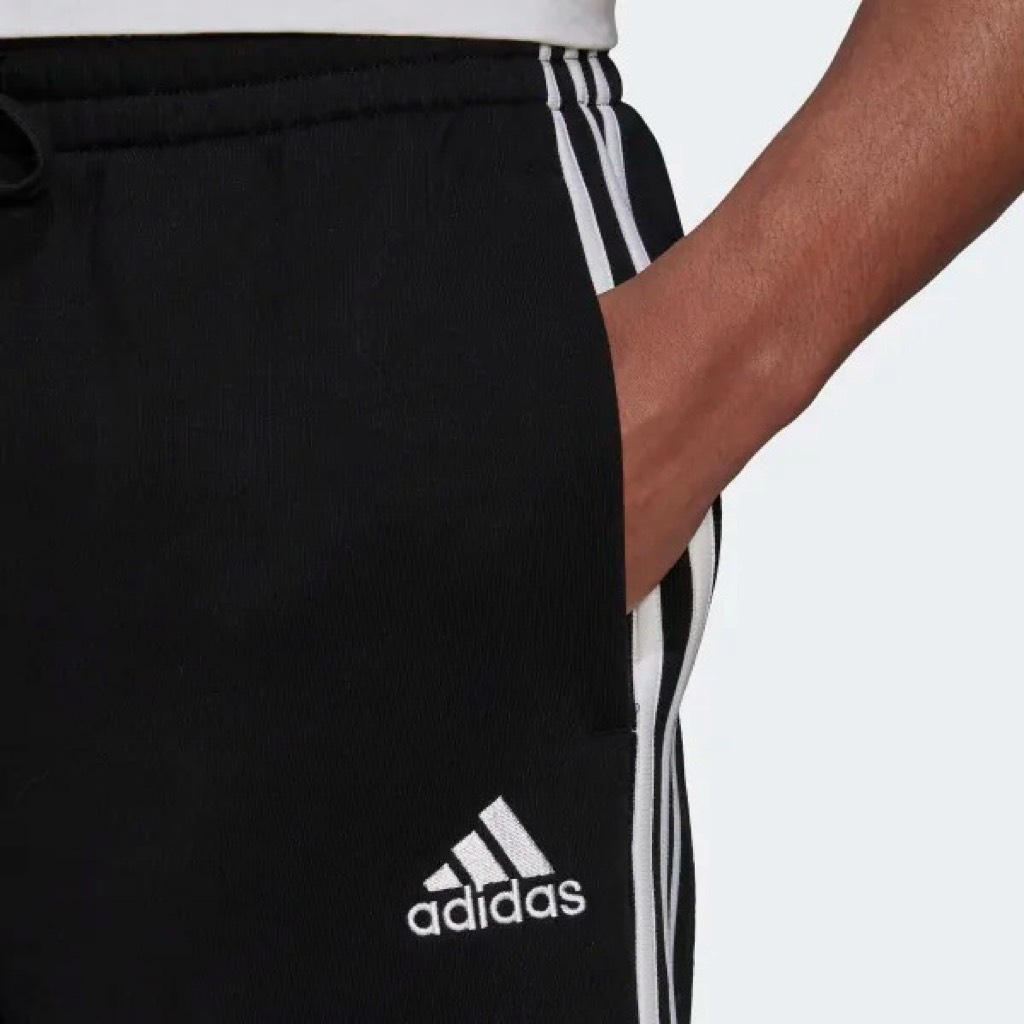 Quần Short adidas Nam Essentials Fleece 3 Stripes Black H20849