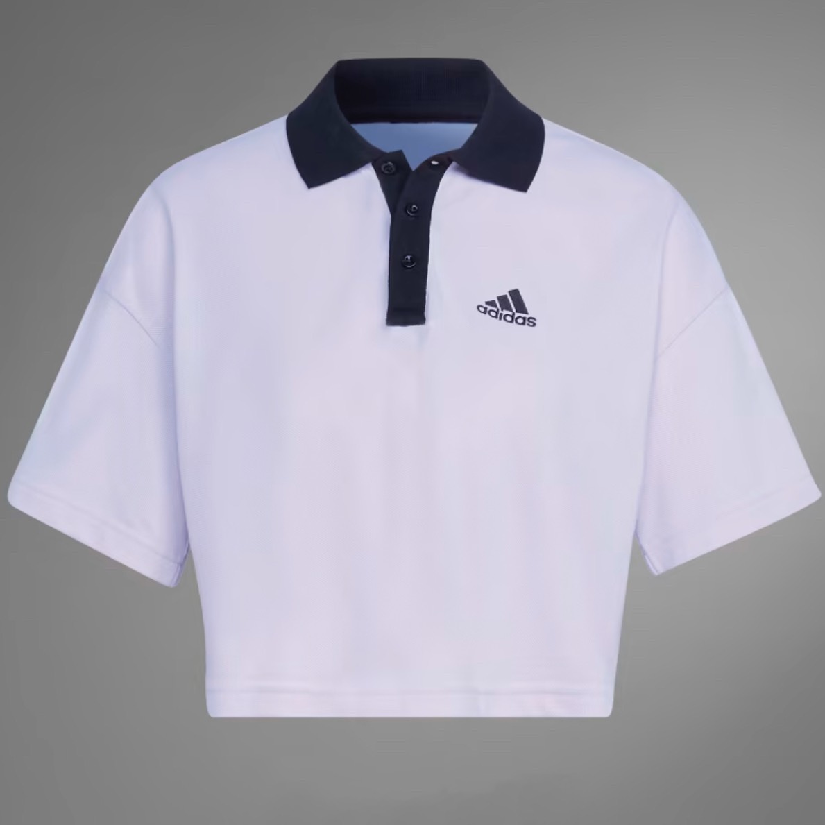 Áo adidas Nữ Cropped Polo Almost Pink HZ4172