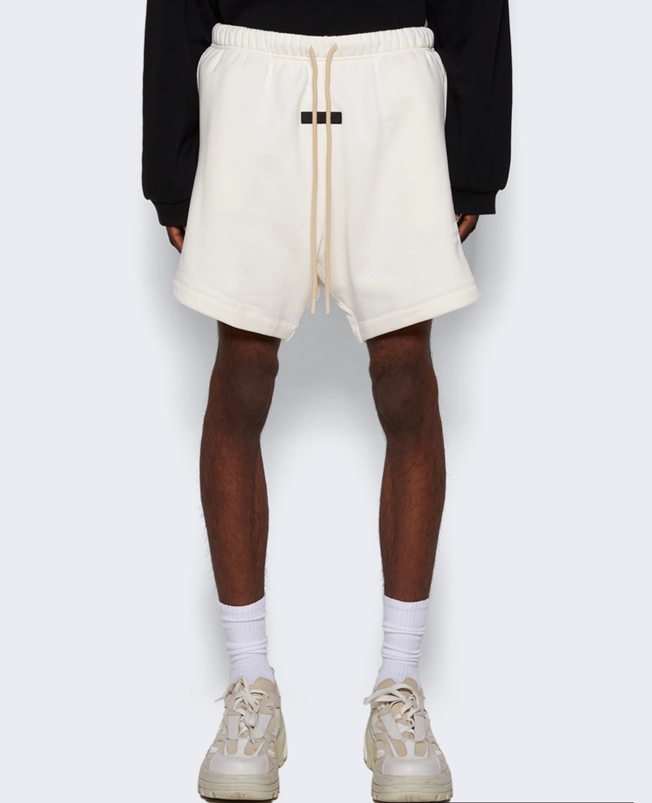 Quần Fear of God Essentials Sweatshort Cloud Dancer 160BT232001F