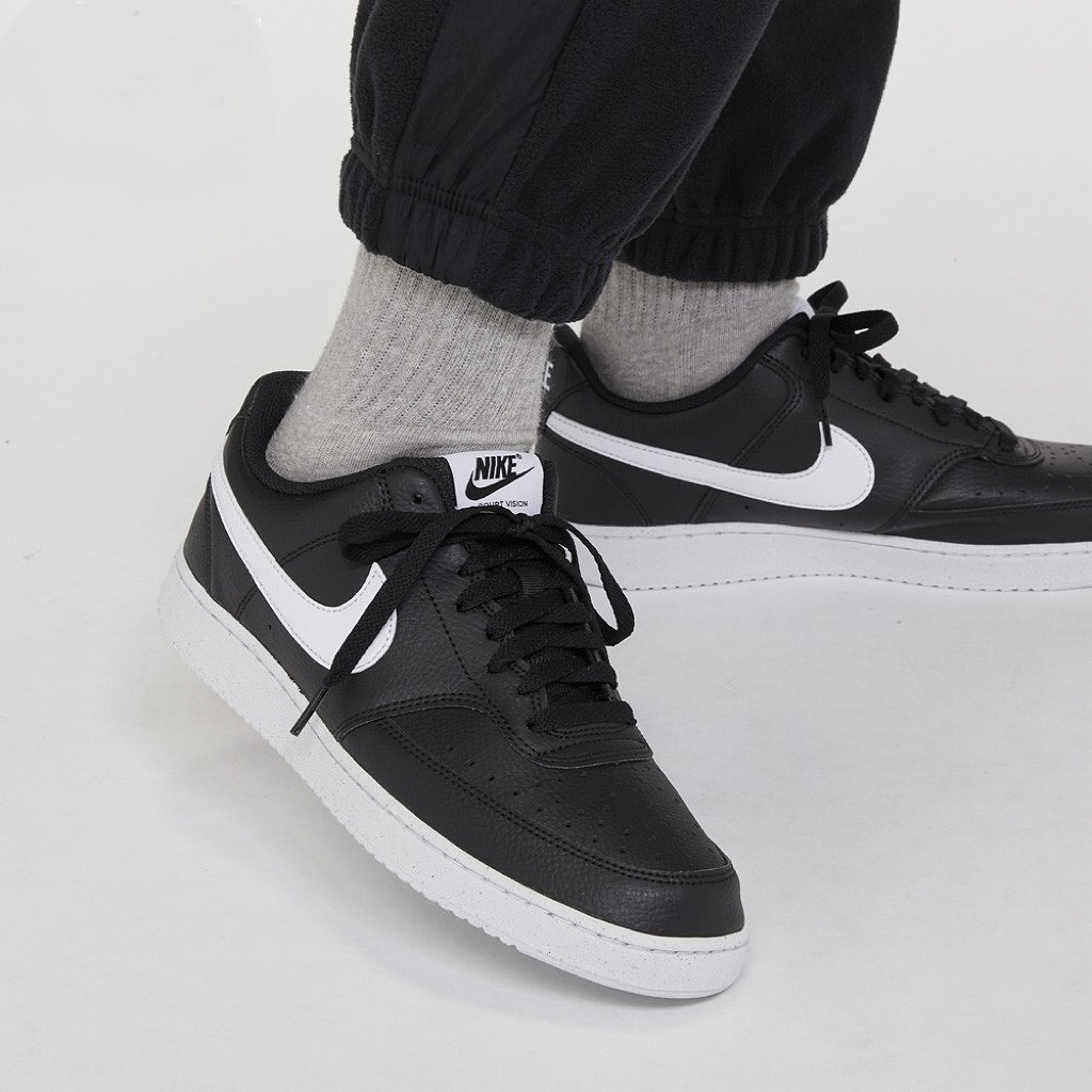 Court Vision Low "Next Nature" Black White DH2987 001