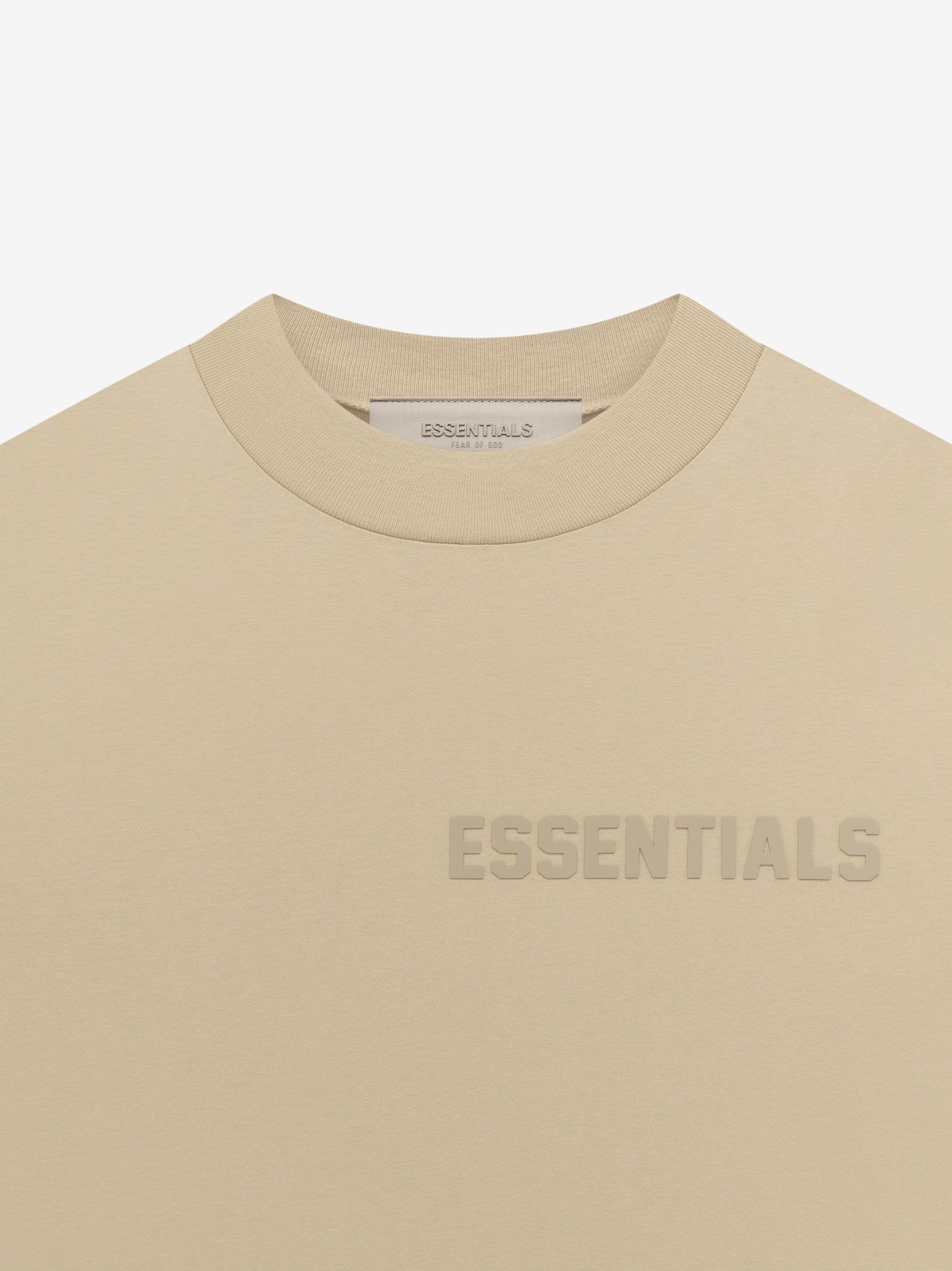 Áo Fear of God Essentials T-Shirt Sand 125BT222004F