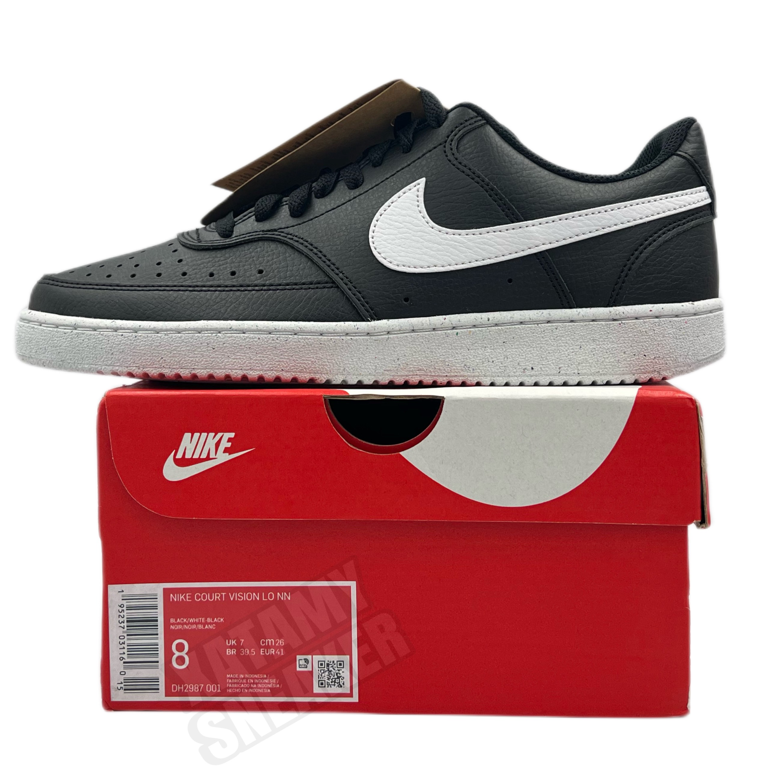 Nike Court Vision Low "Next Nature" Black White DH2987 001