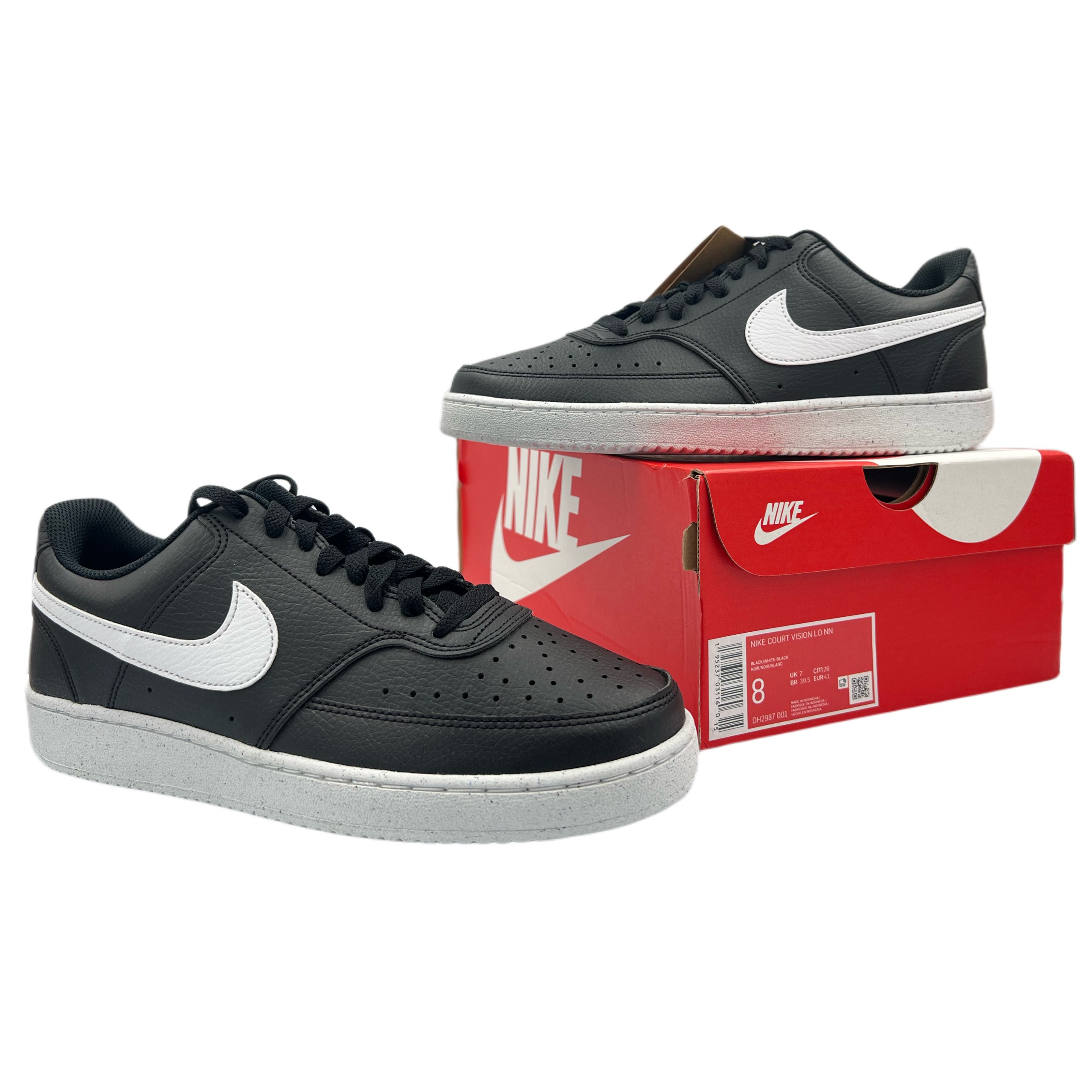 Nike Court Vision Low "Next Nature" Black White DH2987 001