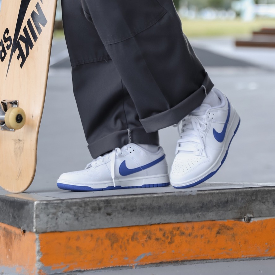 Dunk Low Retro White Hyper Royal DV0831 104