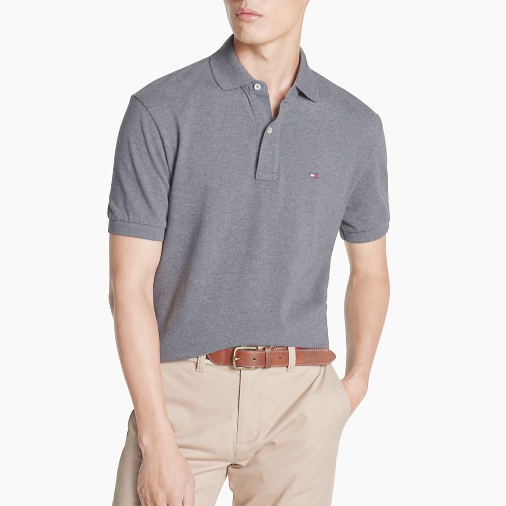 Áo Polo Tommy Hilfiger Classic Fit Essential Solid Polo Grey 3519689 043