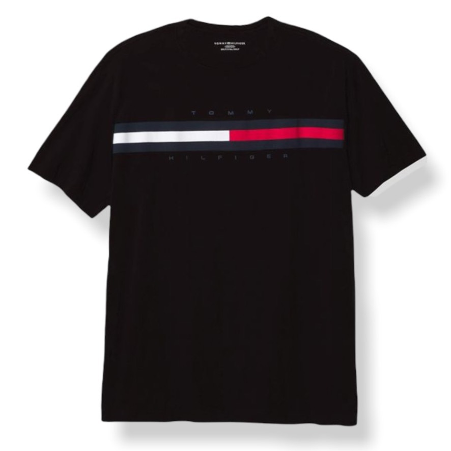 áo TOMMY HILFIGER ESSENTIAL FLAG LOGO Black 7849807 065