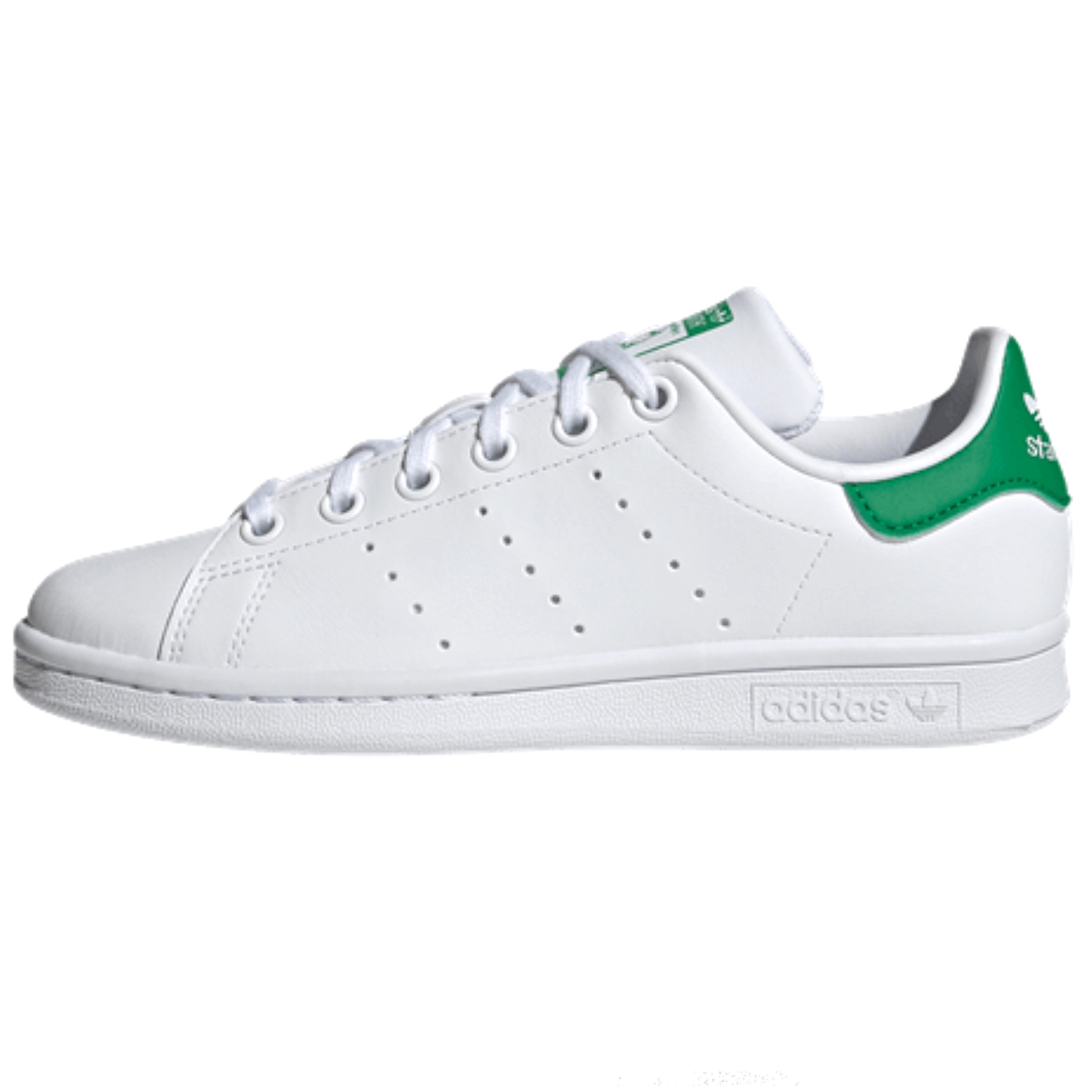 Stan Smith Trắng gót Green