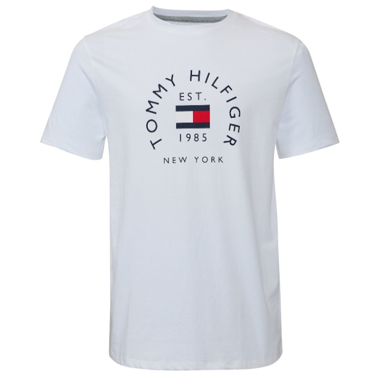 Áo Tommy Hilfiger Flag Arch White 78J8874 101