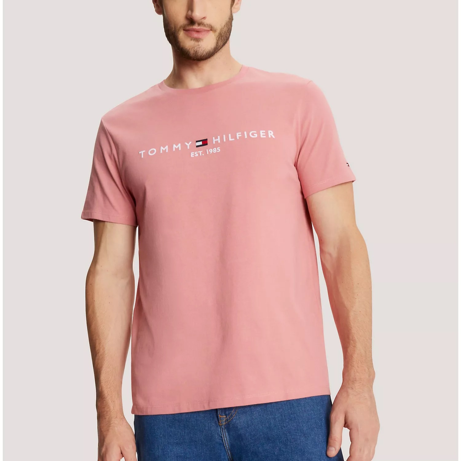 Áo Tommy Hilfiger Logo Pink Blossom 78J6318 630