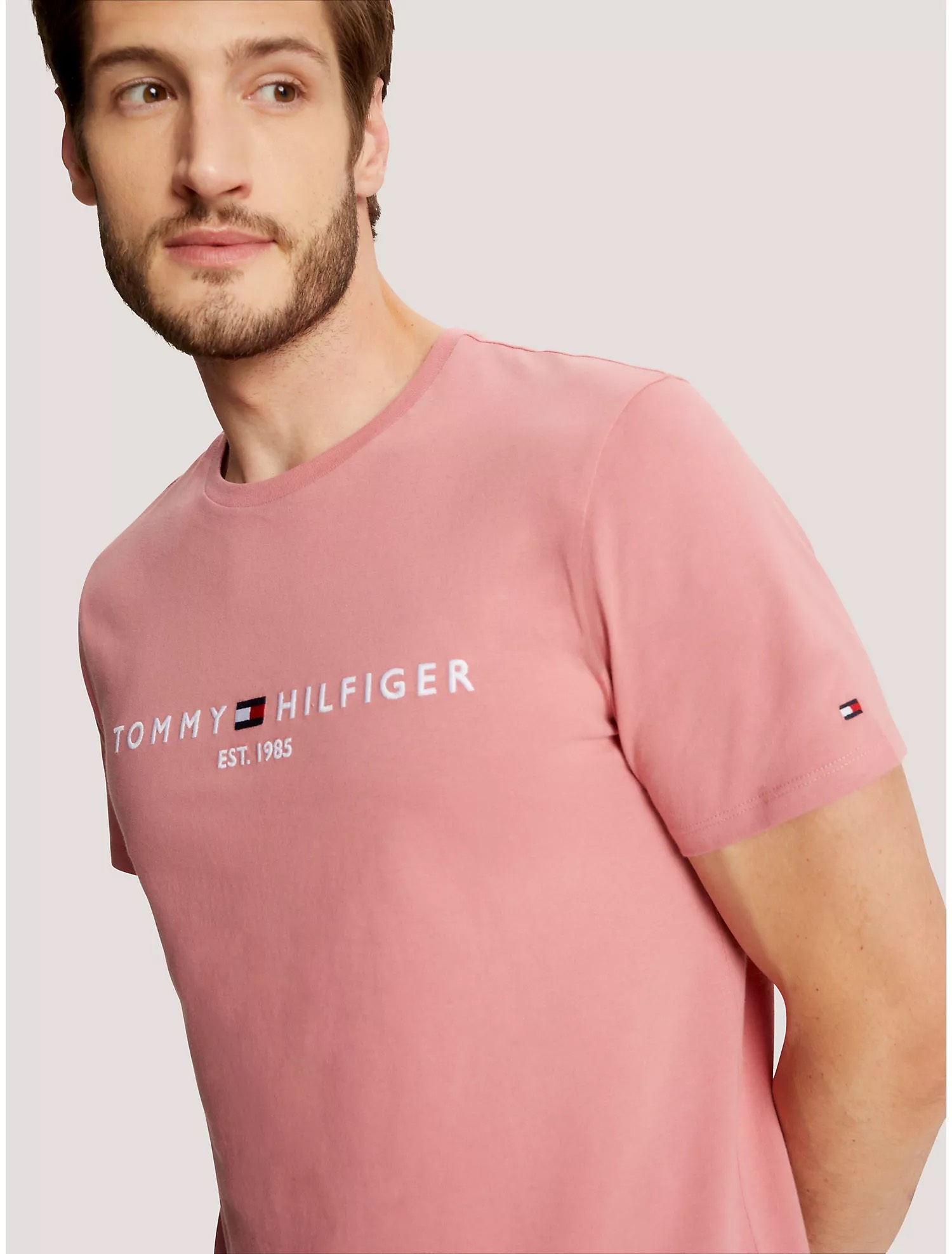 Áo Tommy Hilfiger Logo Pink Blossom 78J6318 630