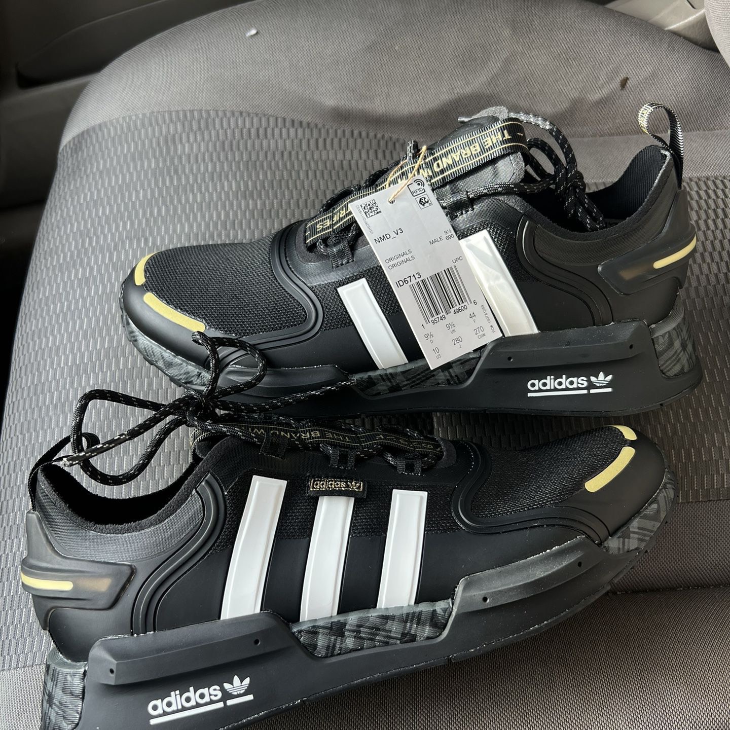 NMD V3 Black Gold Metallic ID6713