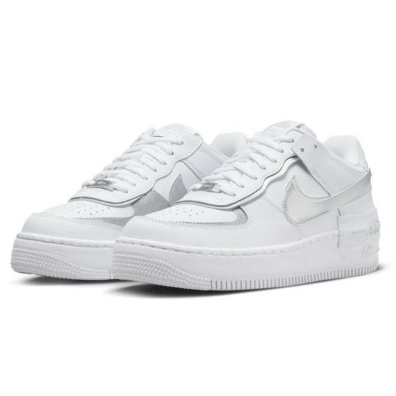 Air Force 1 Shadow White Metallic Silver CI0919 119