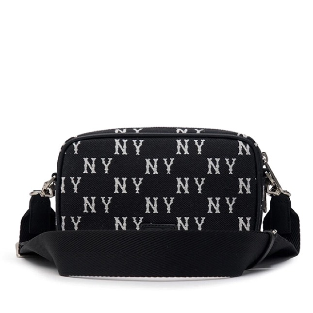 Túi MLB Monogram Jacquard Mini Cross Bag NY Black 3ACRS014N 50BKS
