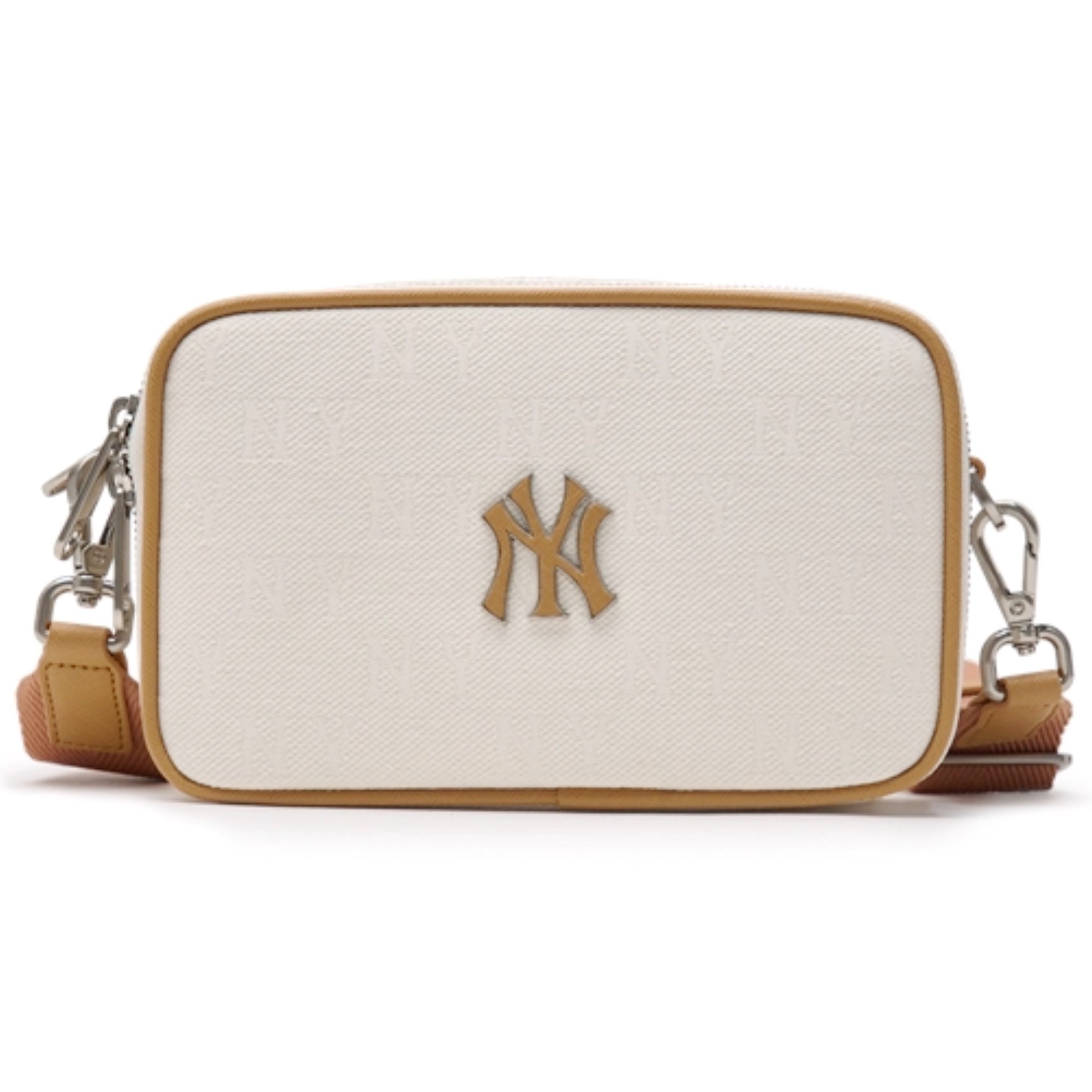 Túi MLB Monogram Jacquard Mini Cross Bag NY Cream 3ACRS014N 50CRD