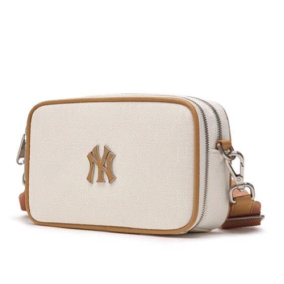 Túi MLB Monogram Jacquard Mini Cross Bag NY Cream 3ACRS014N 50CRD