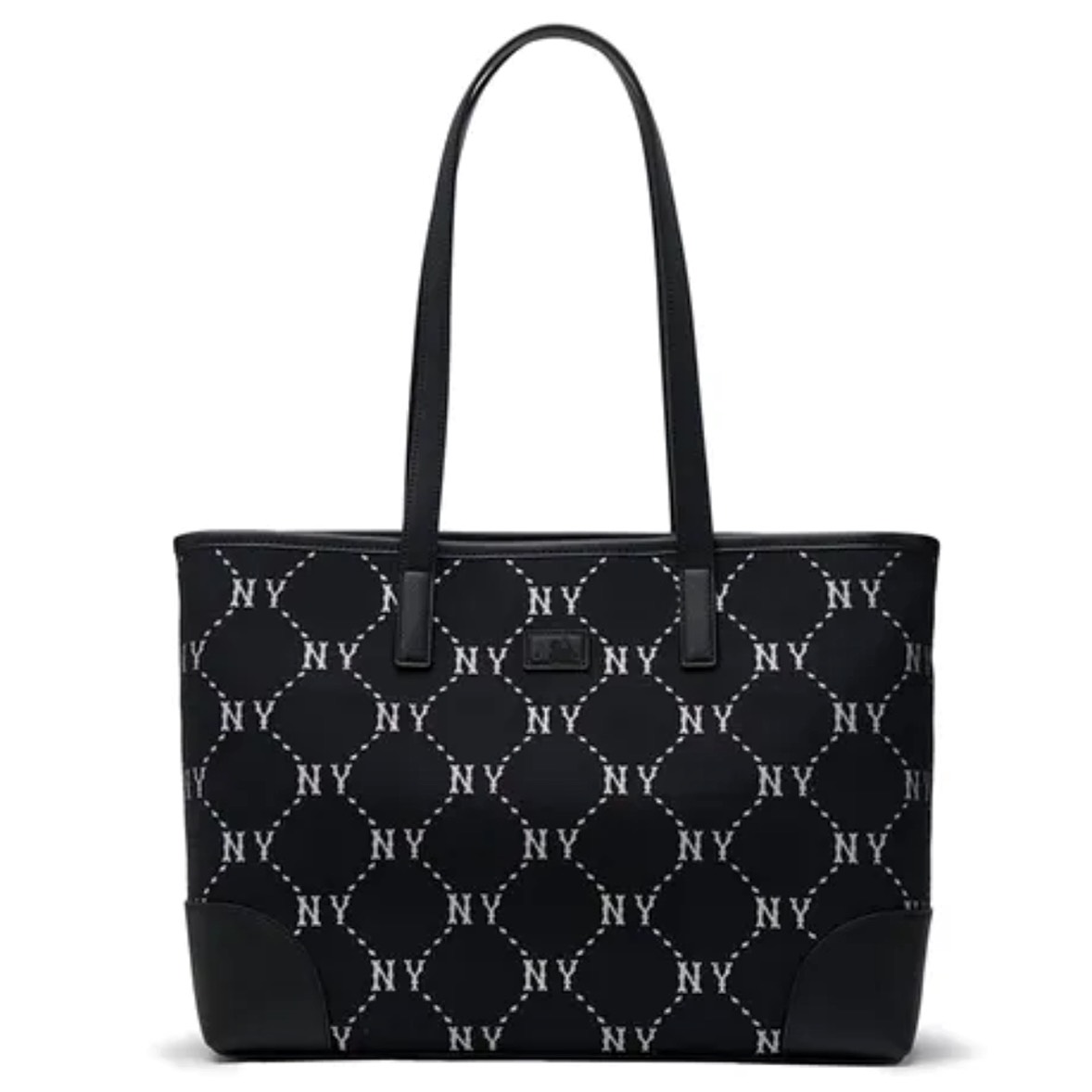 Túi Tote MLB Diamond Monogram Jacquard NY Black 3AORL014N 50BKS