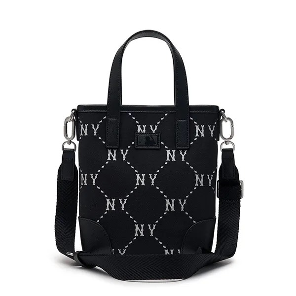 Túi Đeo Chéo MLB Diamond Monogram Jacquard Mini Cross Bag NY Black 3ACRS054N 50BKS