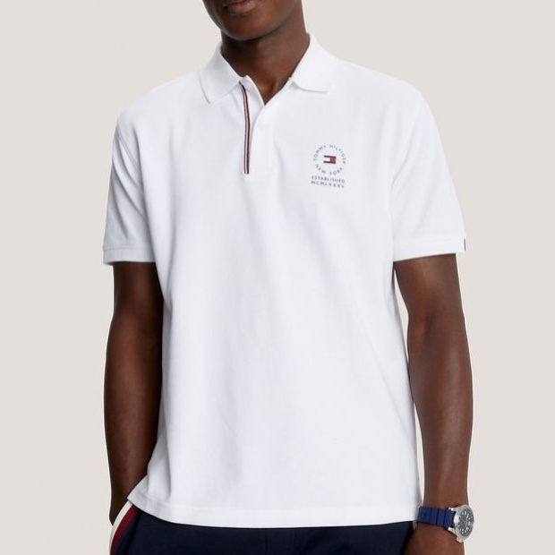 Áo Polo Tommy Hilfiger New York Established White 78J9453 100