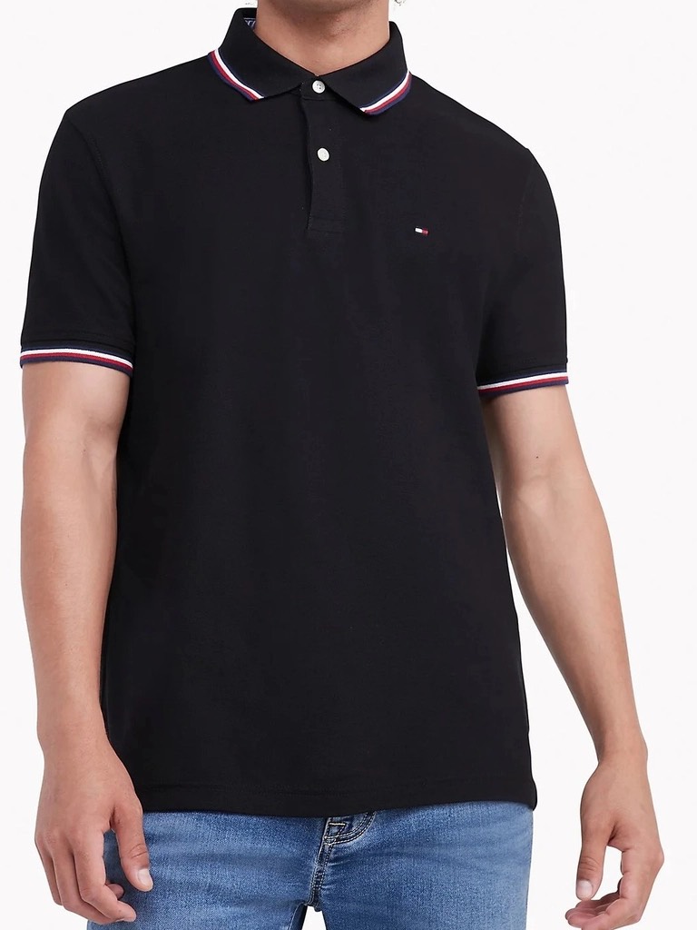 Áo Polo Tommy Hilfiger Winston Solid Wicking Black 78B2300 012