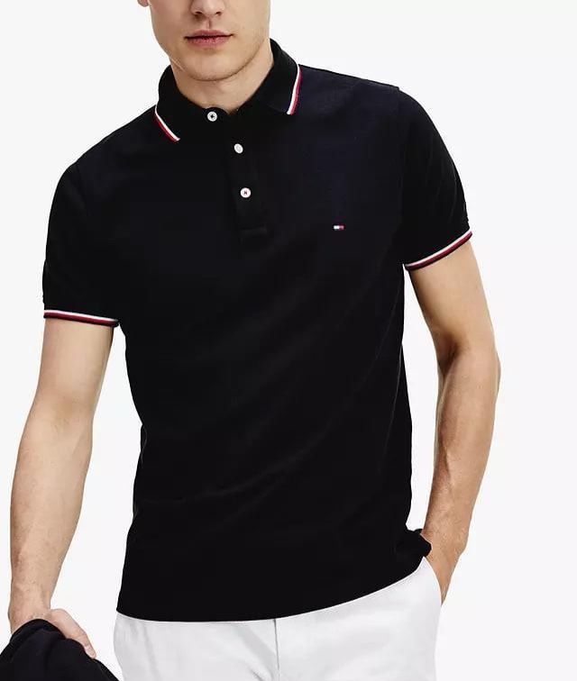 Áo Polo Tommy Hilfiger Winston Solid Wicking Black 78B2300 012