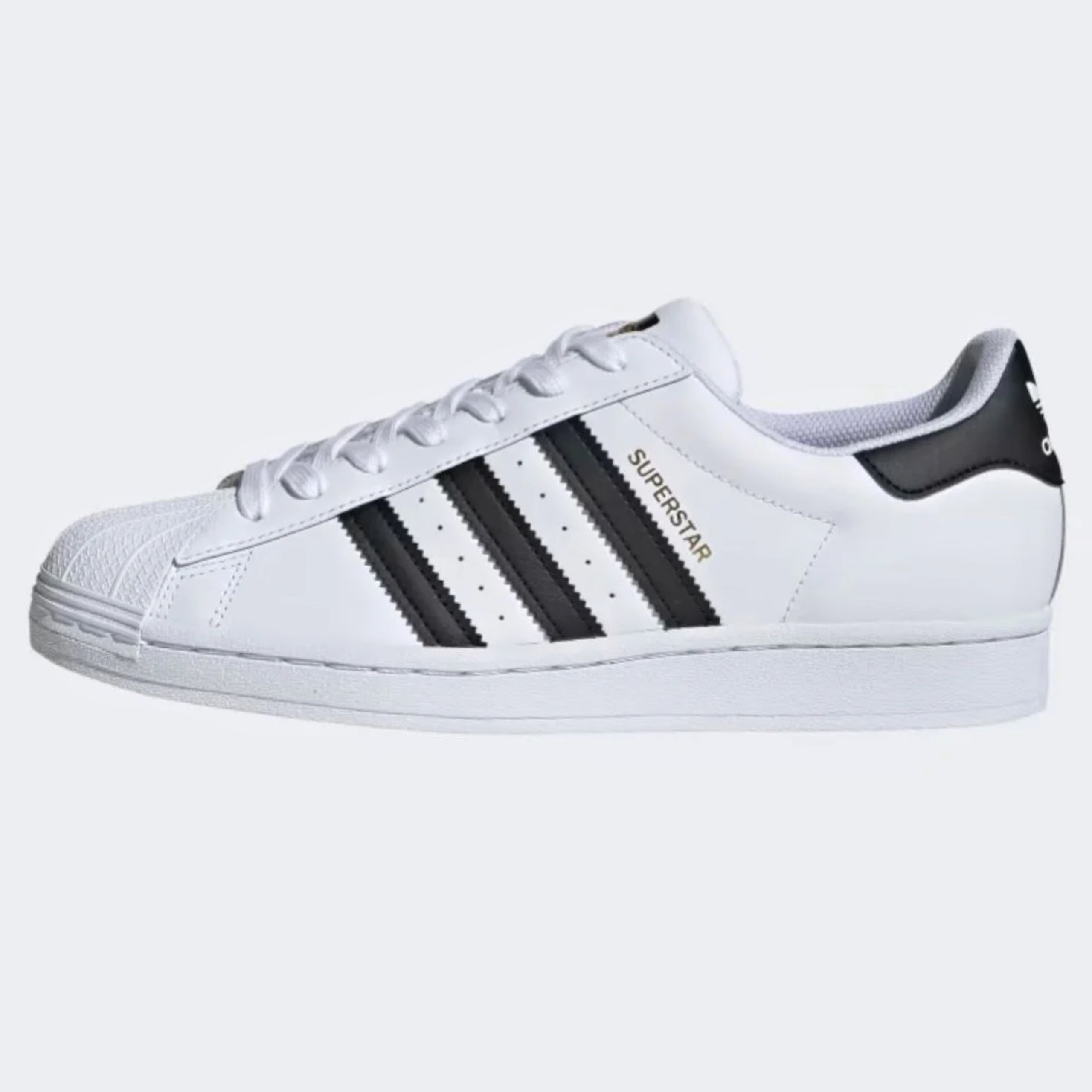 Superstar Trắng Tem Vàng Sọc Đen