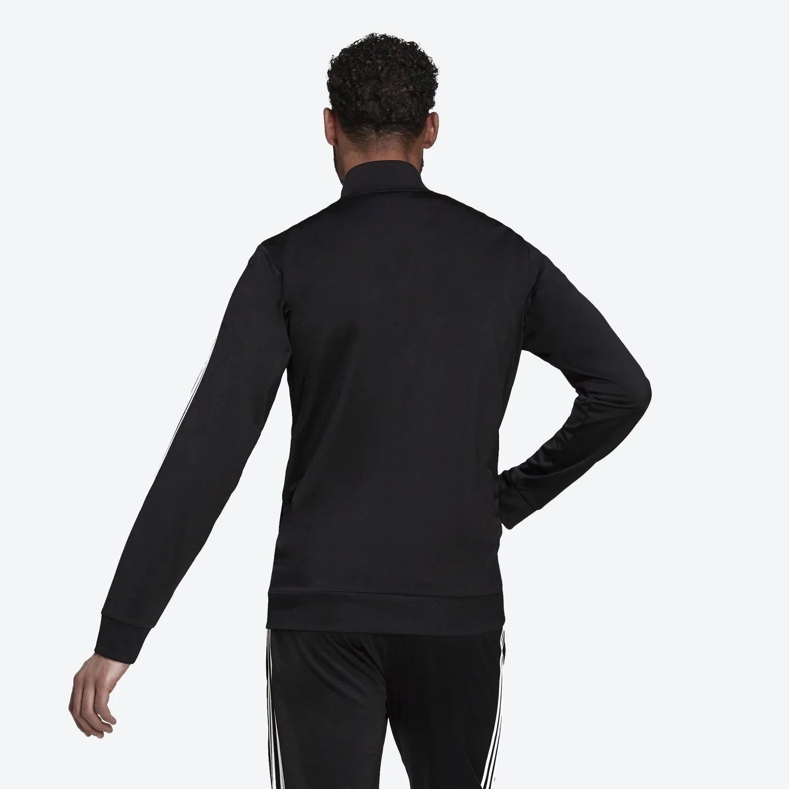 Áo Nam adidas Jacket Black Essentials Warm Up 3-Stripes H46099