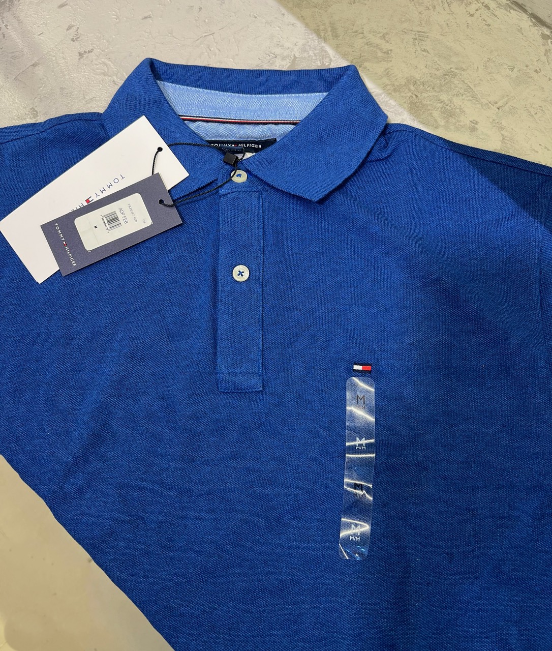 Áo Polo Tommy Hilfiger ADP Regular Fit Spring Blue 78J5597 460
