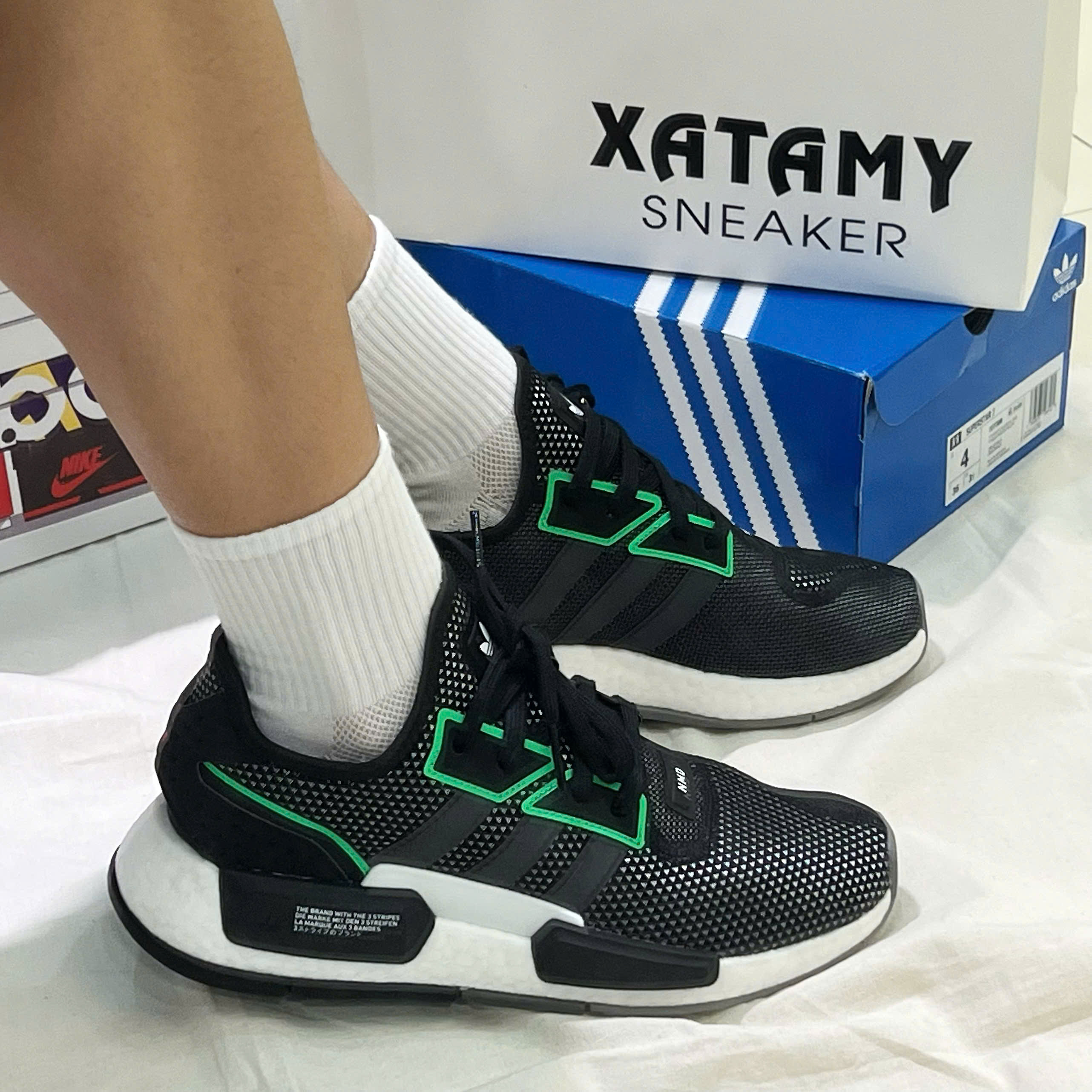 NMD G1 Black Green IE4559