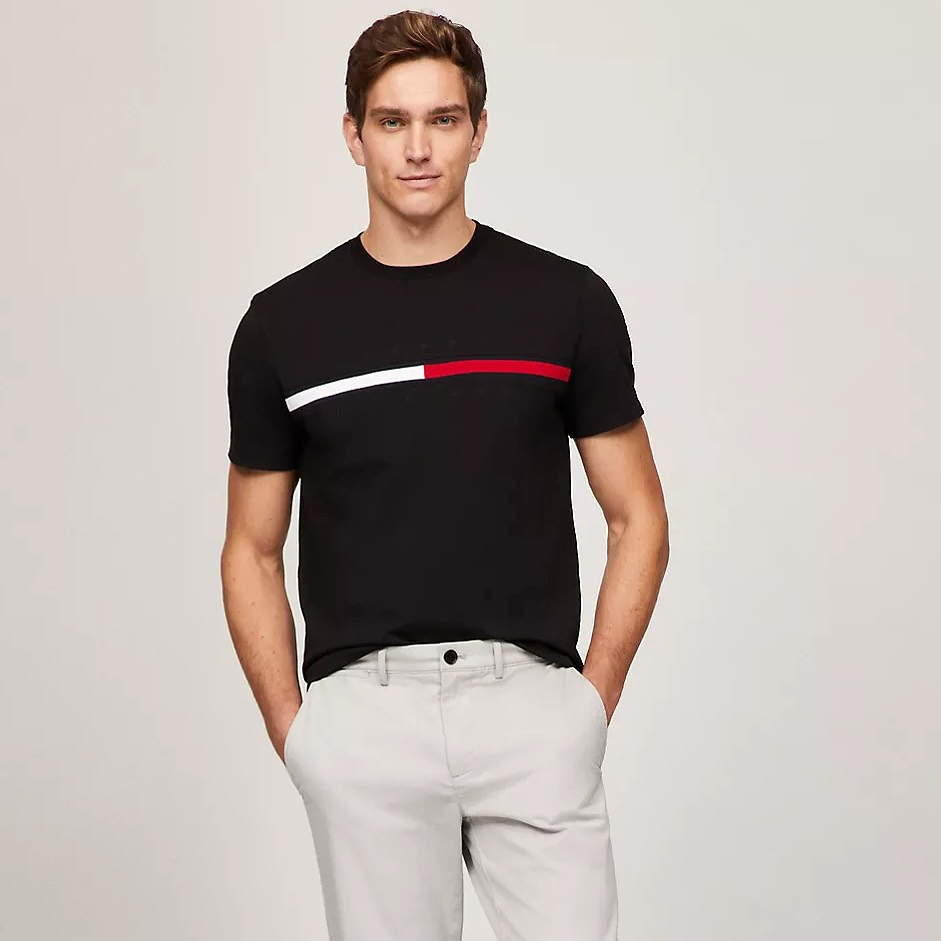 Áo Tommy Hilfiger TINO Flag Logo 78JA527 001