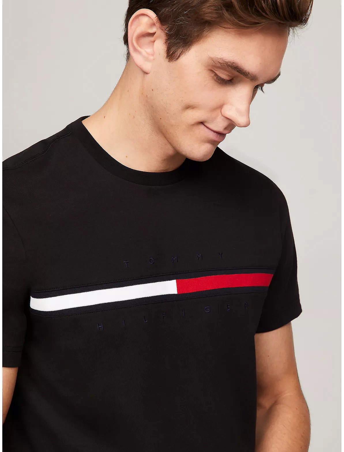 Áo Tommy Hilfiger TINO Flag Logo 78JA527 001