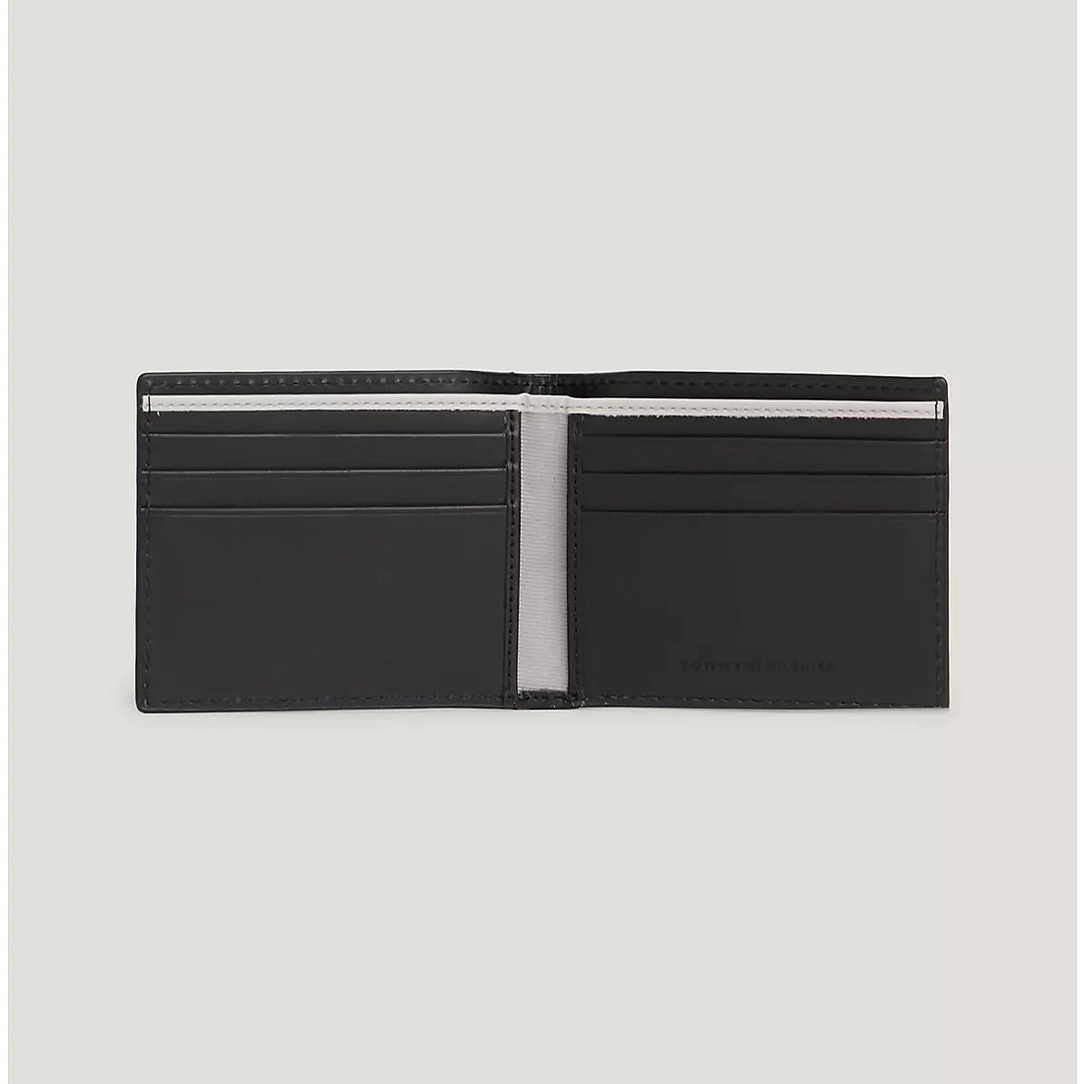 Ví Tommy Hilfiger Monogram Mini Credit Card Wallet Black AM12175 001