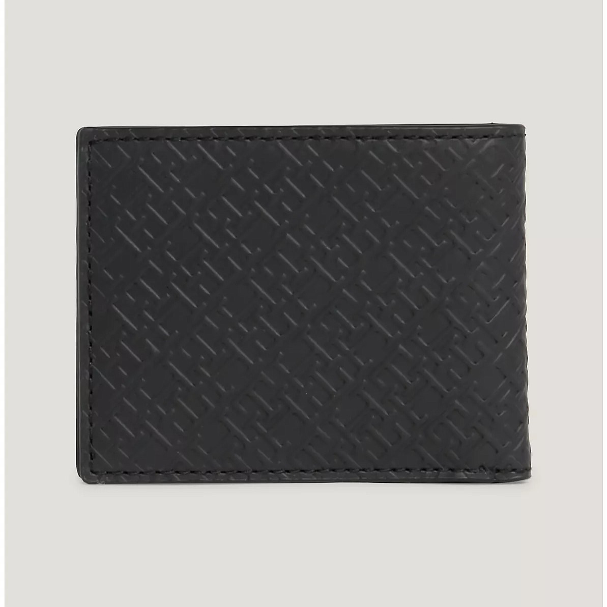 Ví Tommy Hilfiger Monogram Mini Credit Card Wallet Black AM12175 001