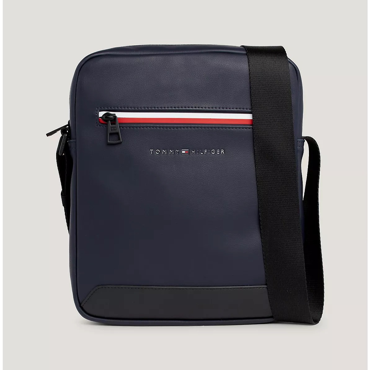 Túi Đeo Chéo Tommy Hilfiger Stripe Reporter Bag Space Blue AM12199 400