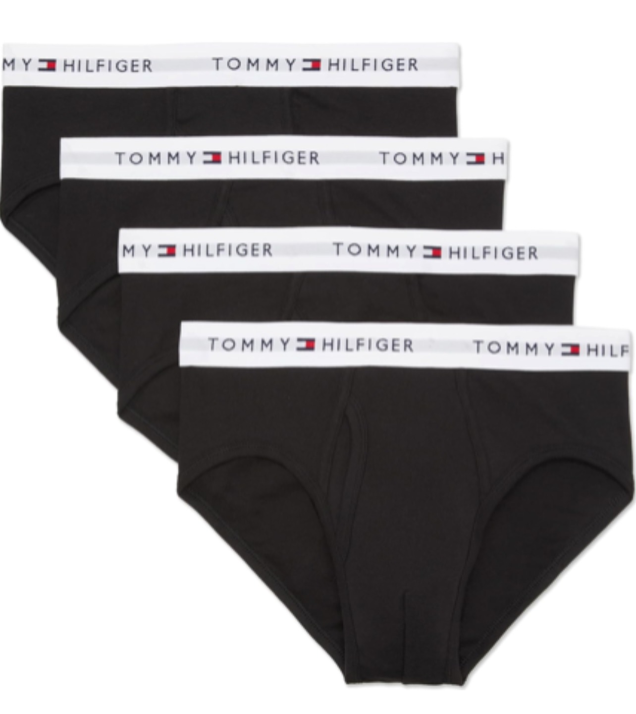 Underwear Tommy Hilfiger Men's 4 Pack Cotton Brief Black 09TF019 001