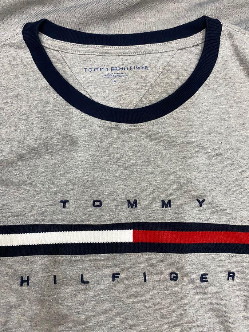 Áo Tommy Hilfiger Essential Flag Logo Grey 7849807 043