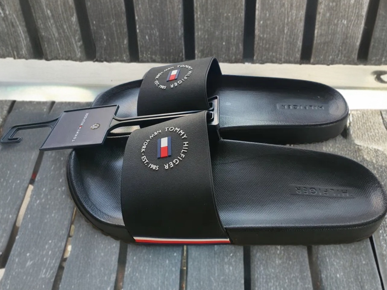 Dép Tommy Hilfiger RATRI Black 001