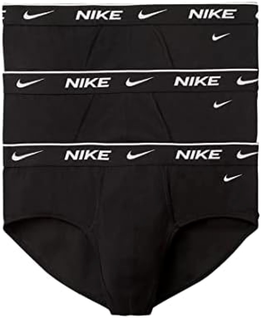 Underwear Nike Men's Everyday Cotton Stretch Brief Dri-Fit Black 3 Pack KE1106 001