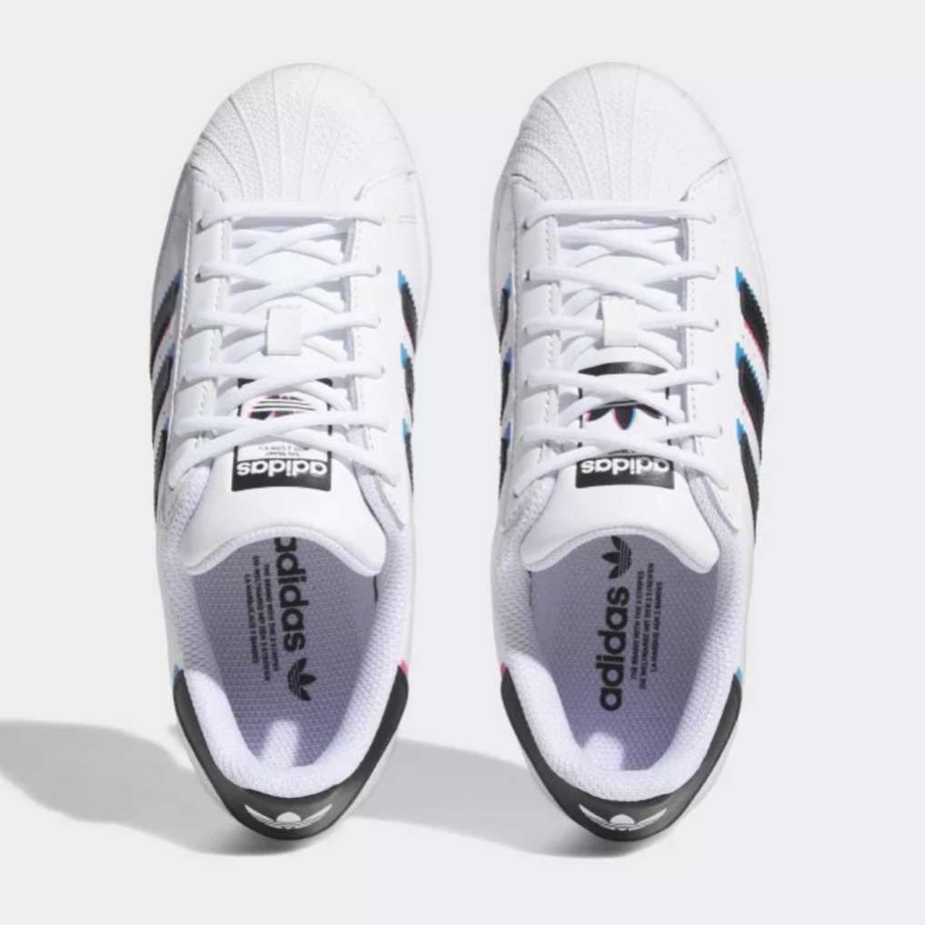 Superstar 3D Color White Black IE7388