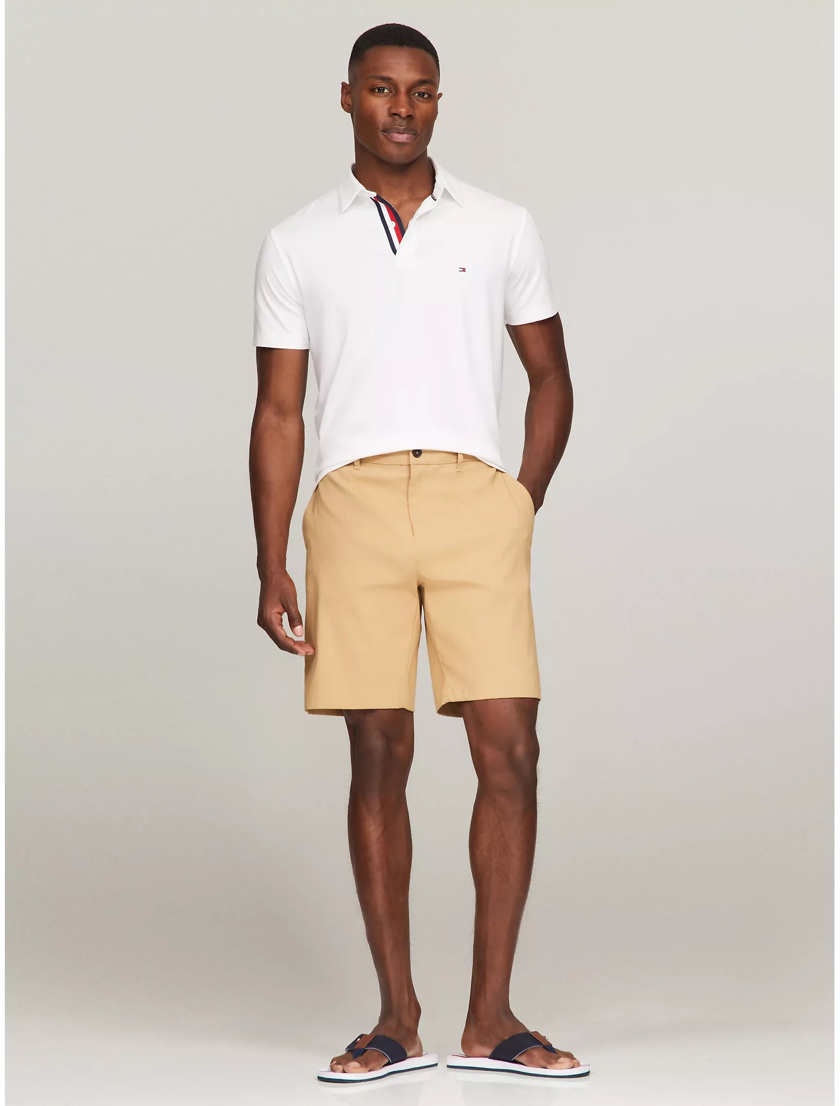 Áo Polo Tommy Hilfiger Regular Fit TECH White 78JA941 110