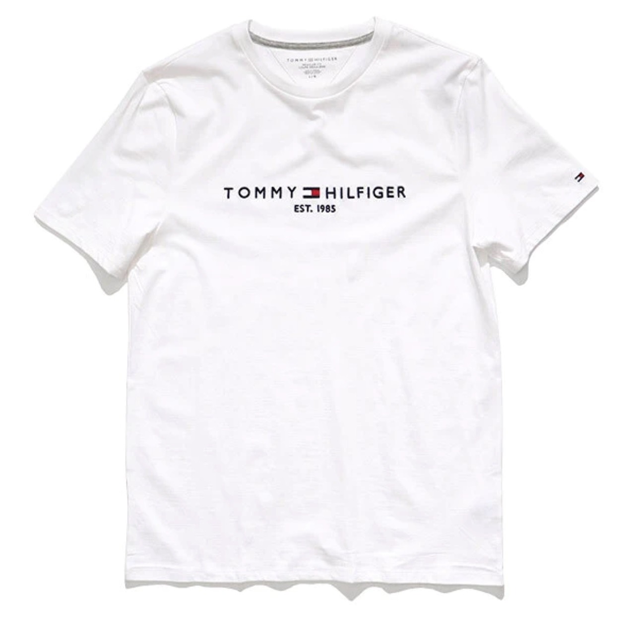 Áo Tommy Hilfiger Embroidered Tommy Logo White 78J6318 540
