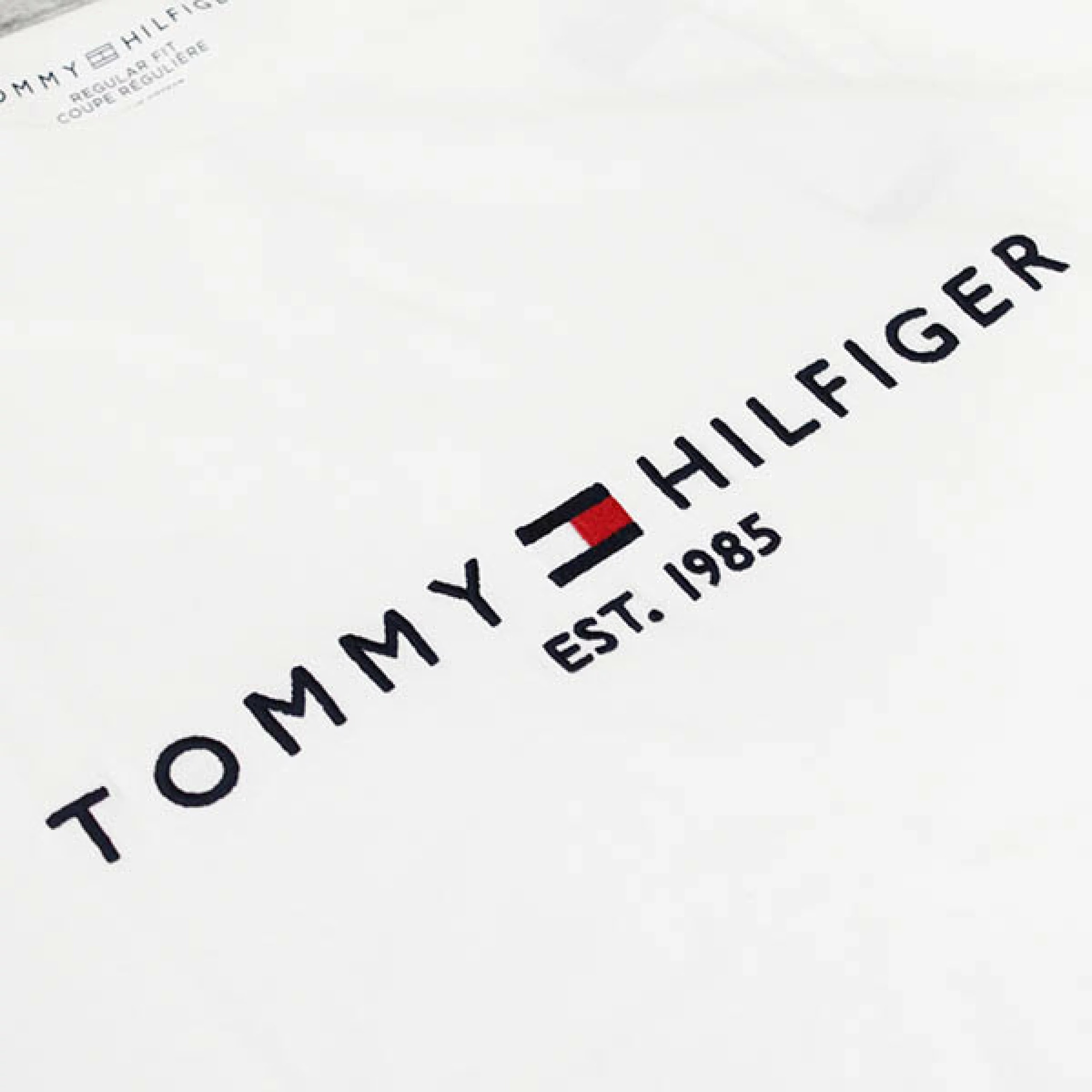 Áo Tommy Hilfiger Embroidered Tommy Logo White 78J6318 540