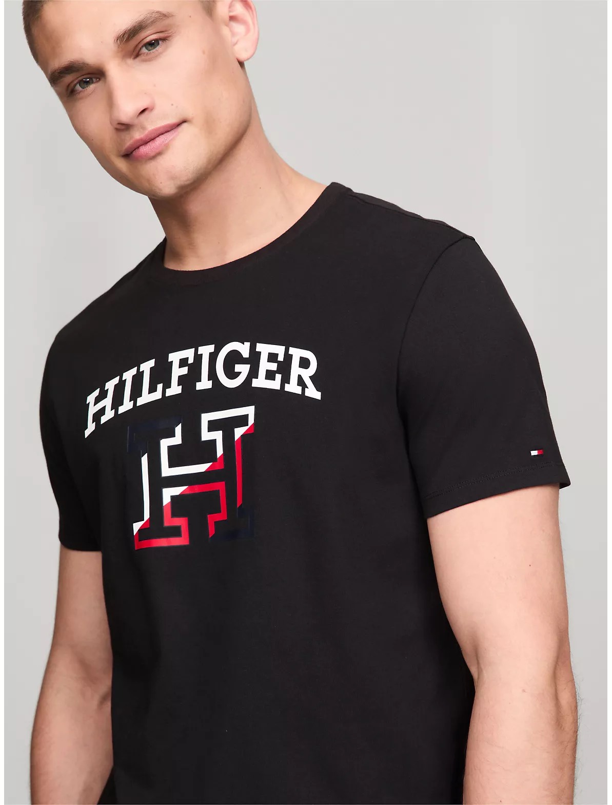 Áo Tommy Hilfiger Graphic Black 78JA964 001