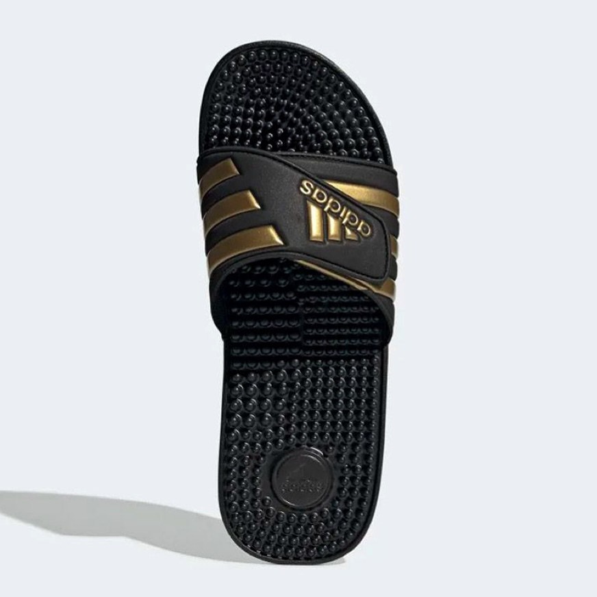 Dép Adissage Black Gold Metallic EG6517