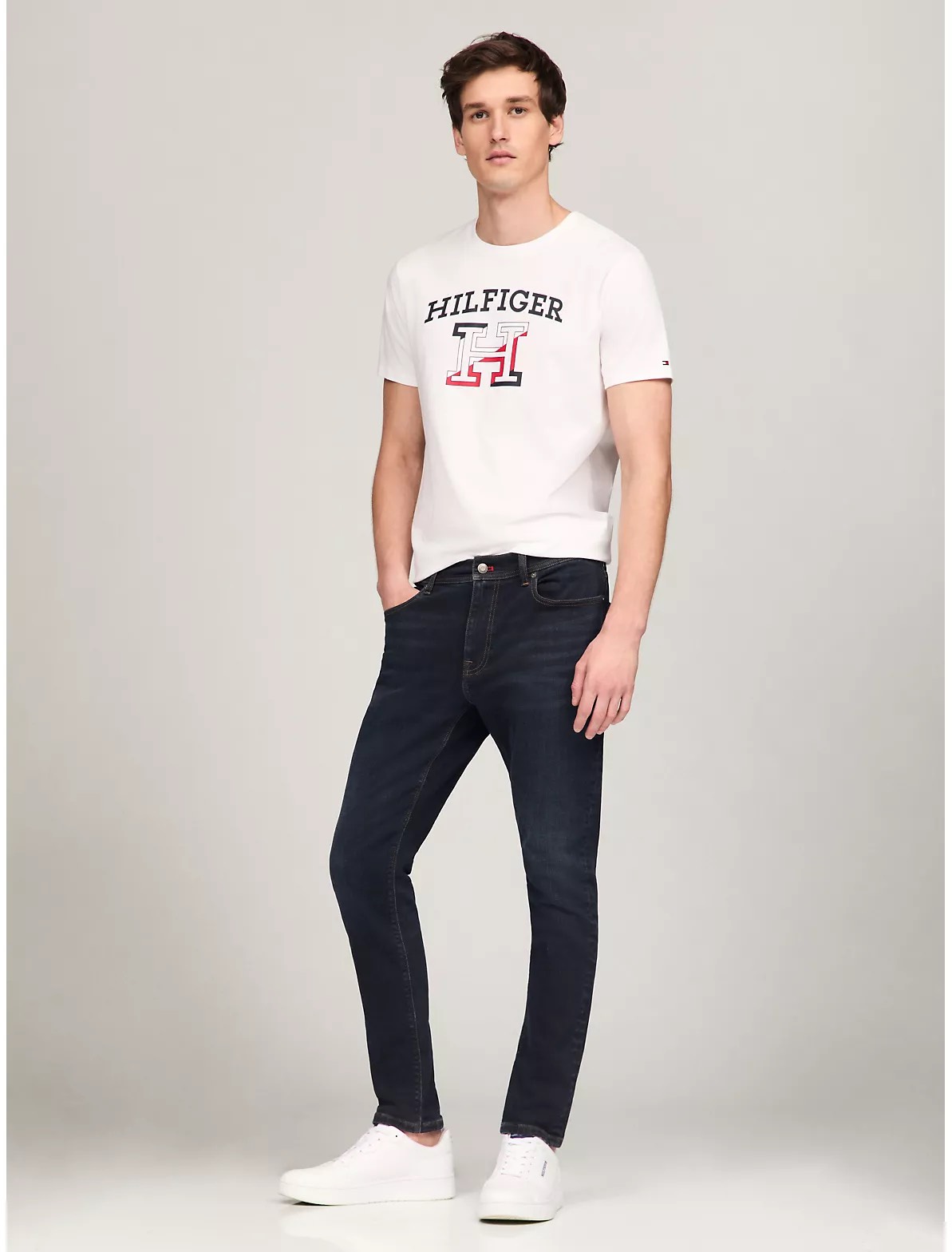 Áo Tommy Hilfiger Graphic White 78JA964 100