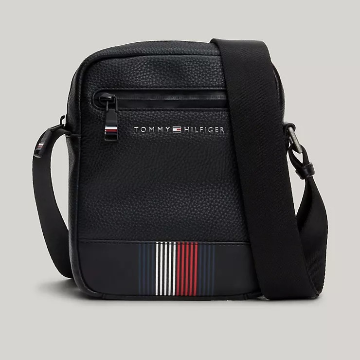 Túi Đeo Chéo Tommy Hilfiger Transit Mini Reporter Bag Black AM12484 001