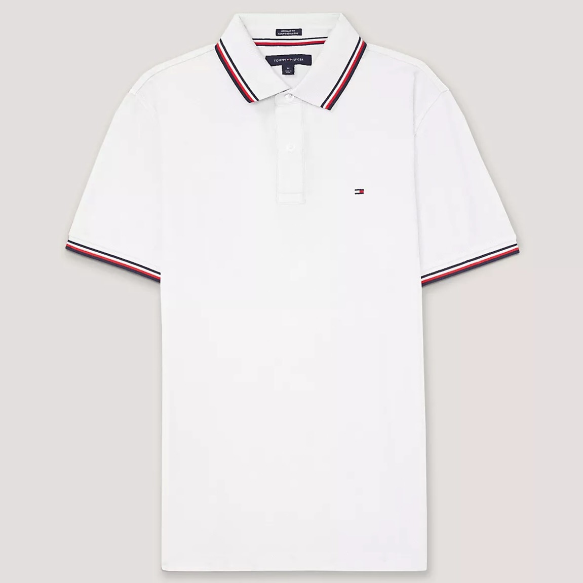 Áo Polo Tommy Hilfiger ADP Regular Fit Solid Performance White 78J9190 110
