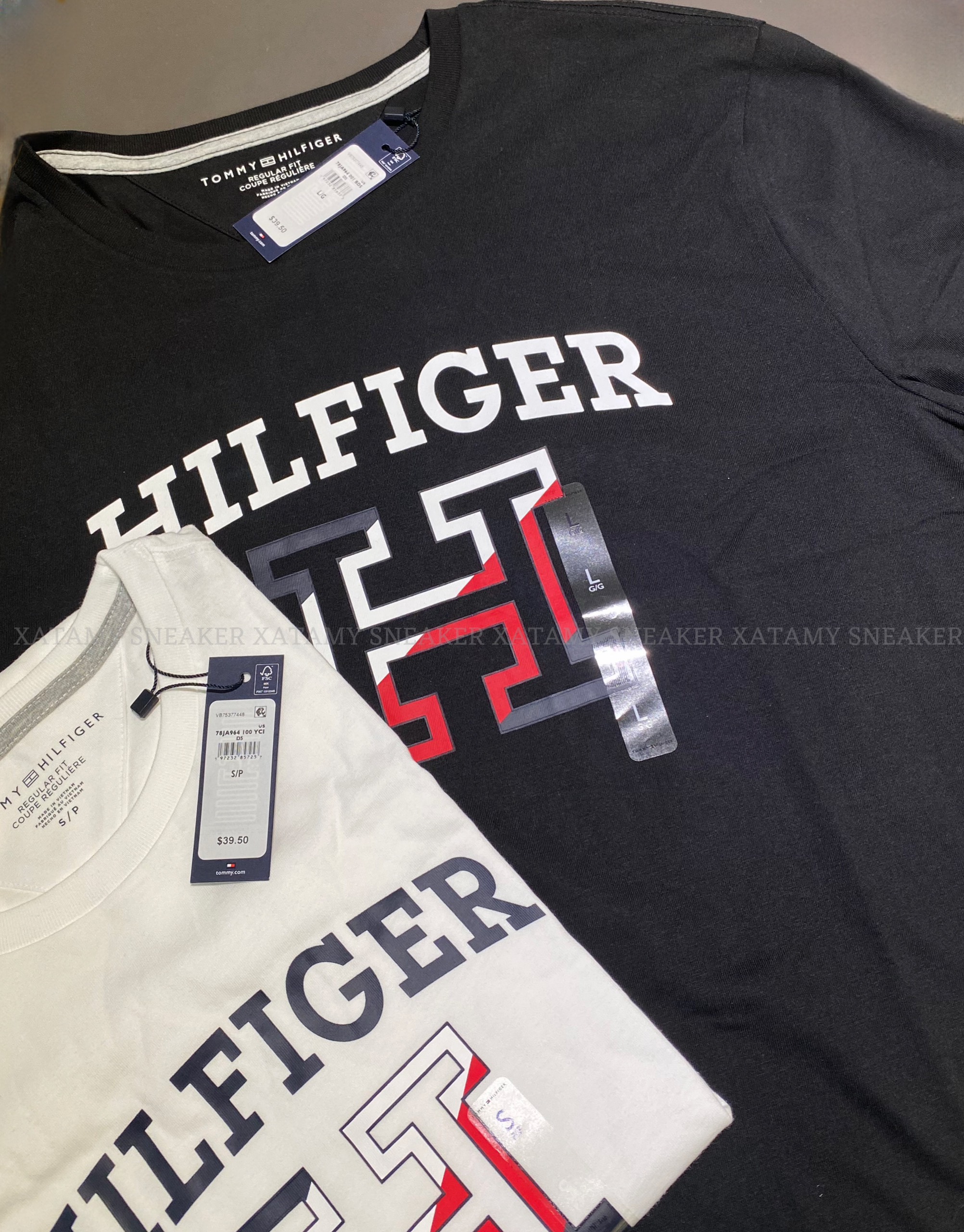 Áo Tommy Hilfiger Graphic White 78JA964 100